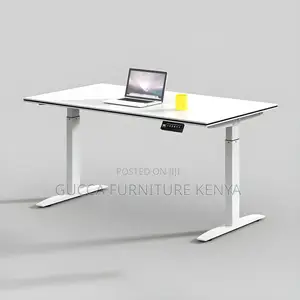Office Tables:Wood Top120cm Versatile Height Adjustable Desk