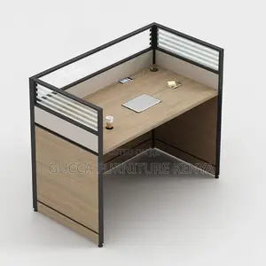 Workstations:1-Seater Workstation Manufactured Wood Top