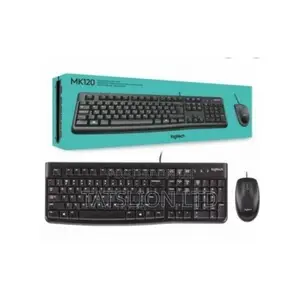 Logitech Mk 120 Usb Wired Keyboard Combo