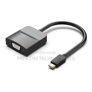 Vention Type-C to Vga Adapter 0.15m Black Abs Type