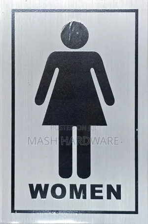 10*15cm Women Signage