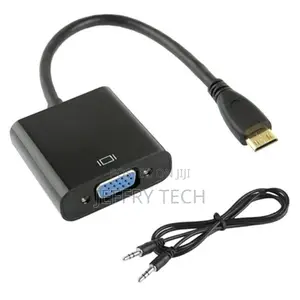 Mini Hdmi Male to Vga Female Video Adapter Cable