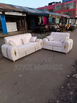Cream Sofa Set, 5 Seater Latest Design