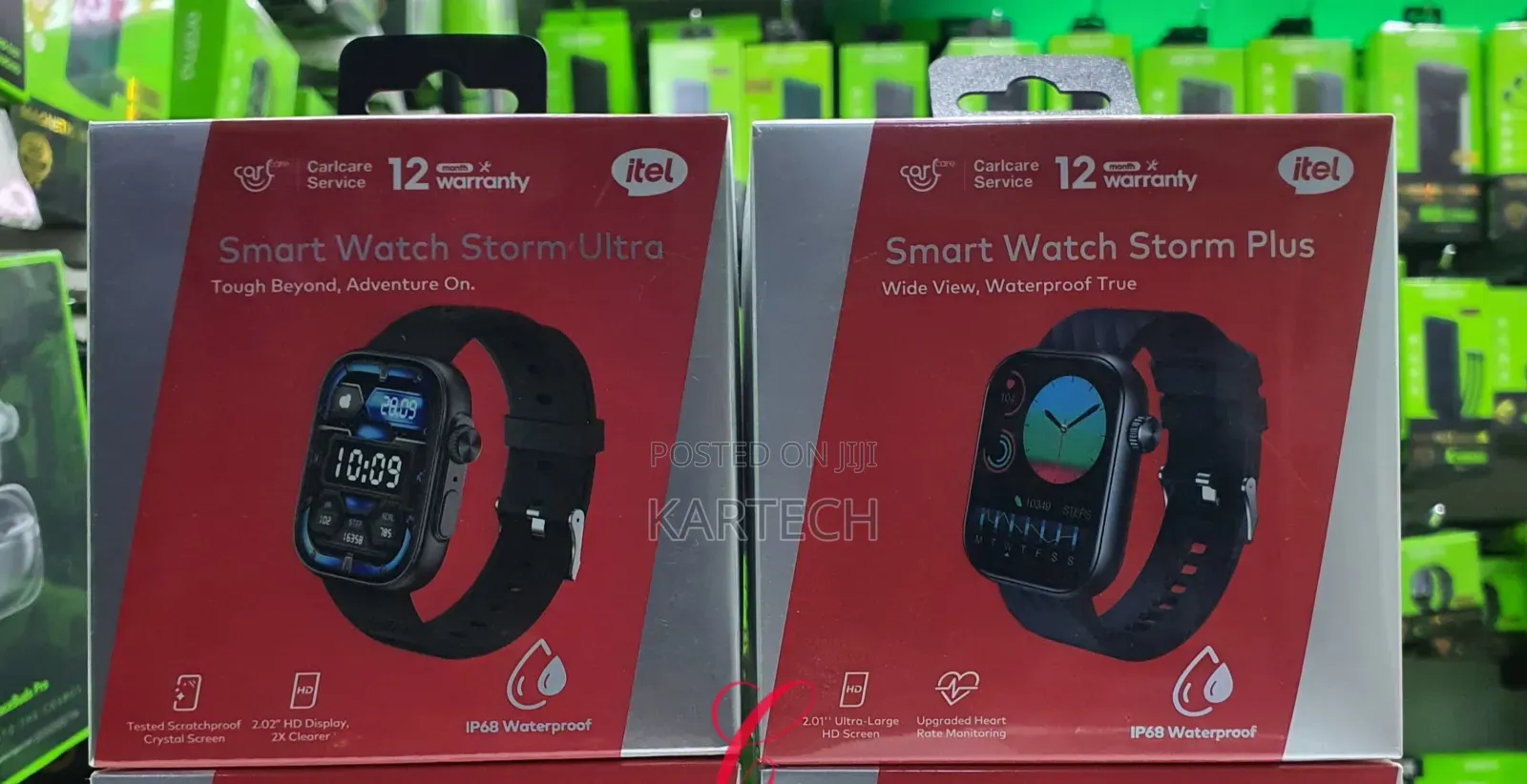 Itel Storm Plus Isw-015 2.01" Ip68 Bt Calling Smart Watch