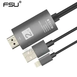 Apple Lightning to Hdmi With Charging Usb for iPhone iPad Hd
