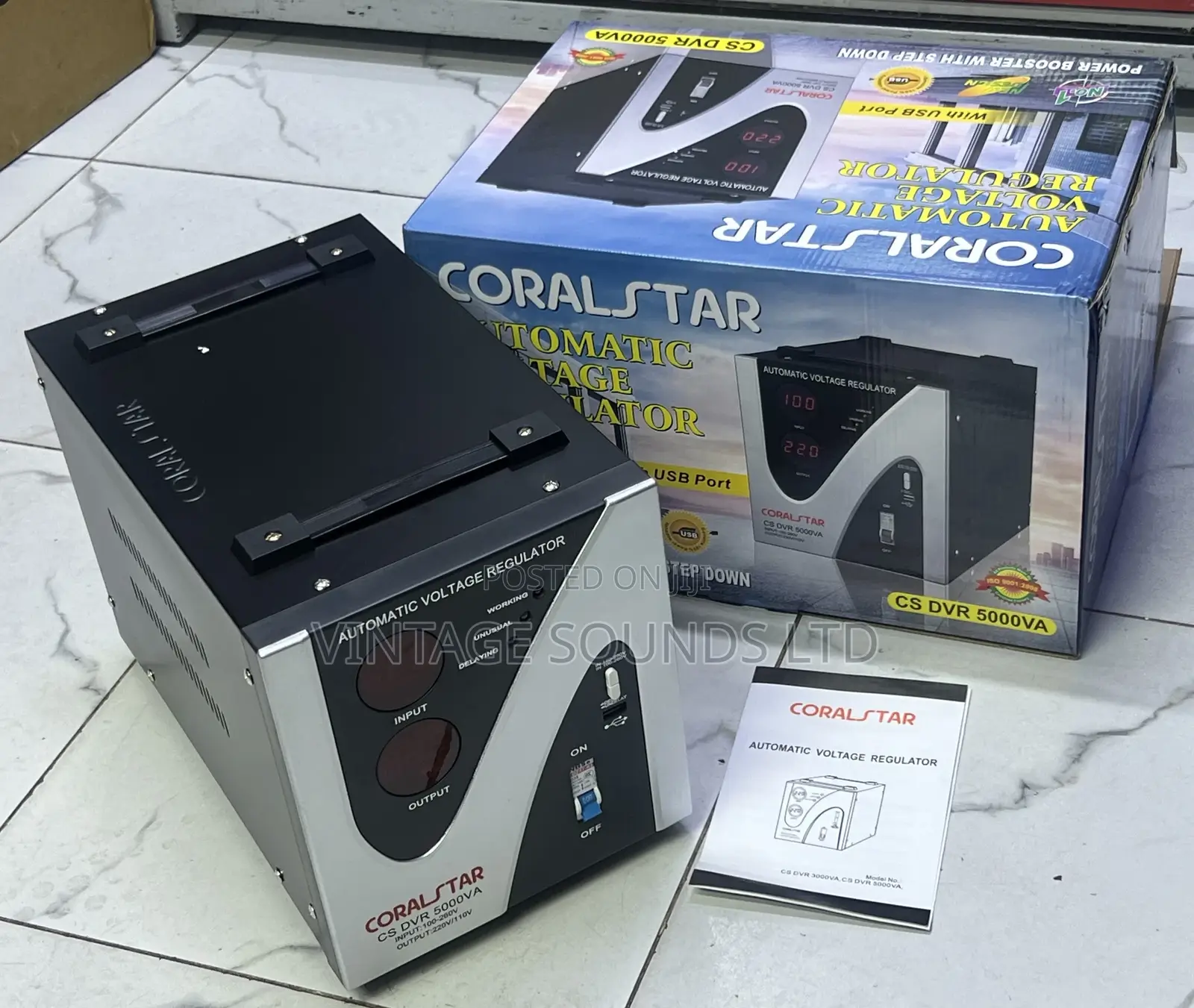 Coralstar Cs Dvr5000 Va Automatic Voltage Regulator