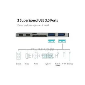 Usb C Hub Aluminum Thunderbolt 60hz Type-C Hub Adapter Do