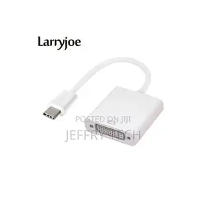 Larryjoe Usb 3.1 Usb Type C to Dvi Converter Adapter Cable F