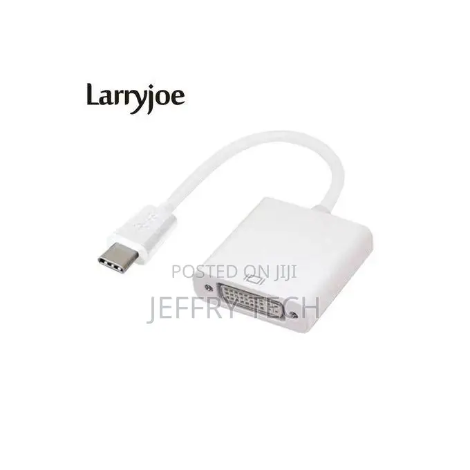 Larryjoe Usb 3.1 Usb Type C to Dvi Converter Adapter Cable F