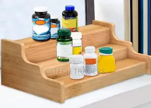 30x23x11cm 3 Step Bamboo Organizer