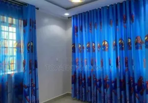 Boychild Blue Cartoon Themed Curtains