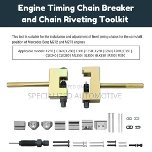 Vehicle Engine Timing Chain Breaker Chain Riveting Toolkit