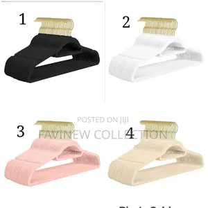 10pcs Velvet Hangers 360 Degrees Rotatable