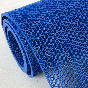 Blue Anti-Slip Perforated Carpet