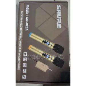 New and Original Shure Wireless Microphone Sm-820a