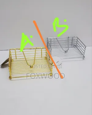 Flat Metallic Napkin Holder Now Available