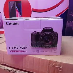 Canon Eos 250d DSLR Camera With 18-55mm Lens