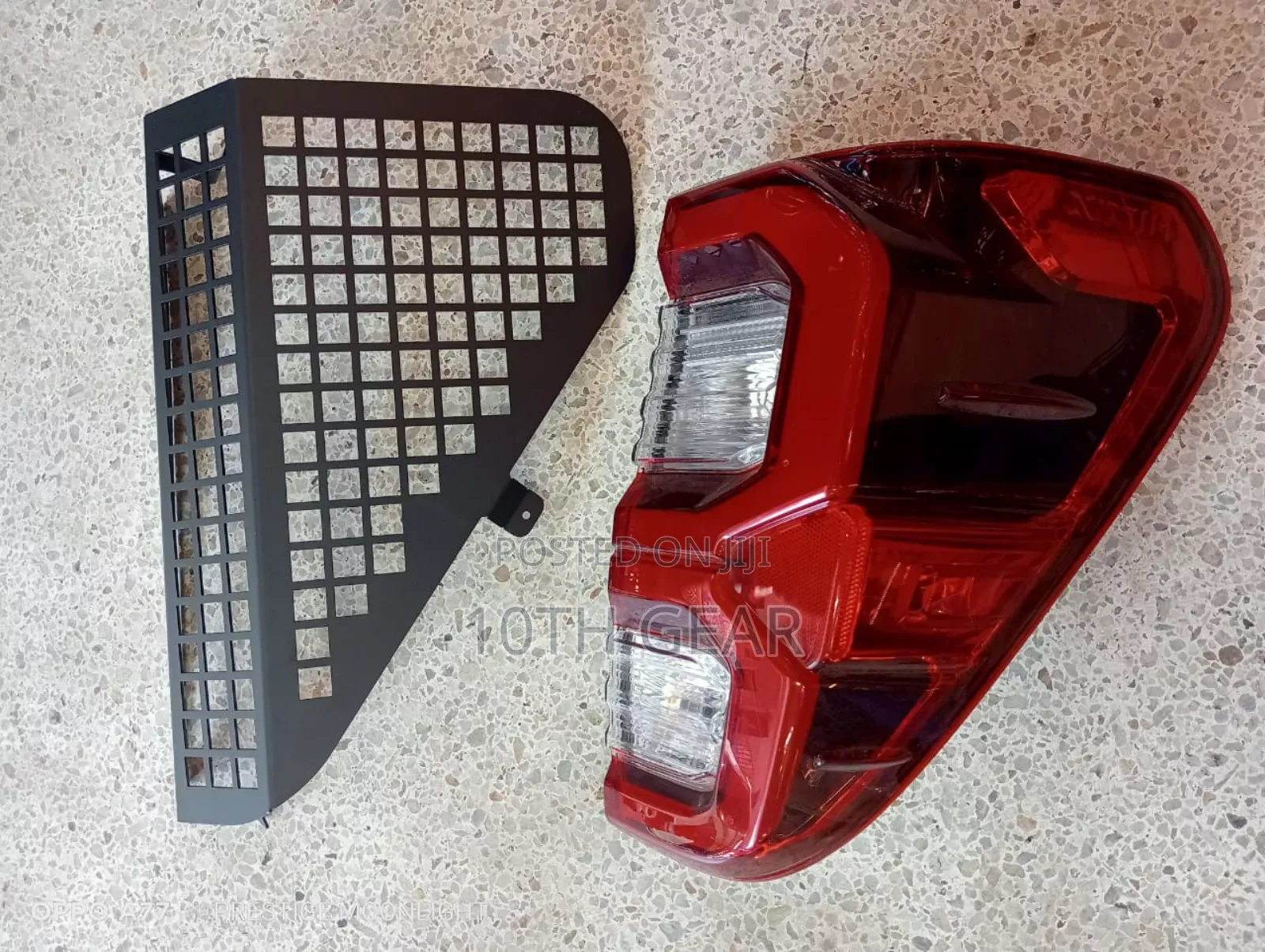 Isuzu Dmax Taillight Cover Steel