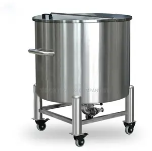 Stainless Steel Movable Storage Tank 50l