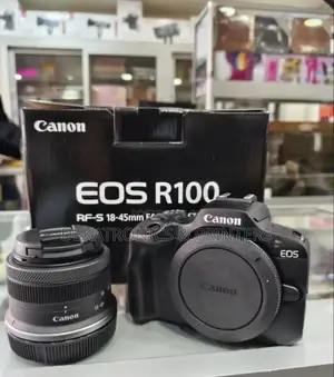 Canon Eos R100 Camera With Rf-S 18-45mm