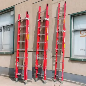 Fibreglass Extension Ladder With Hooks