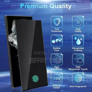 Privacy Glass Screen Protector for Galaxy S22 Ultra S23ultra