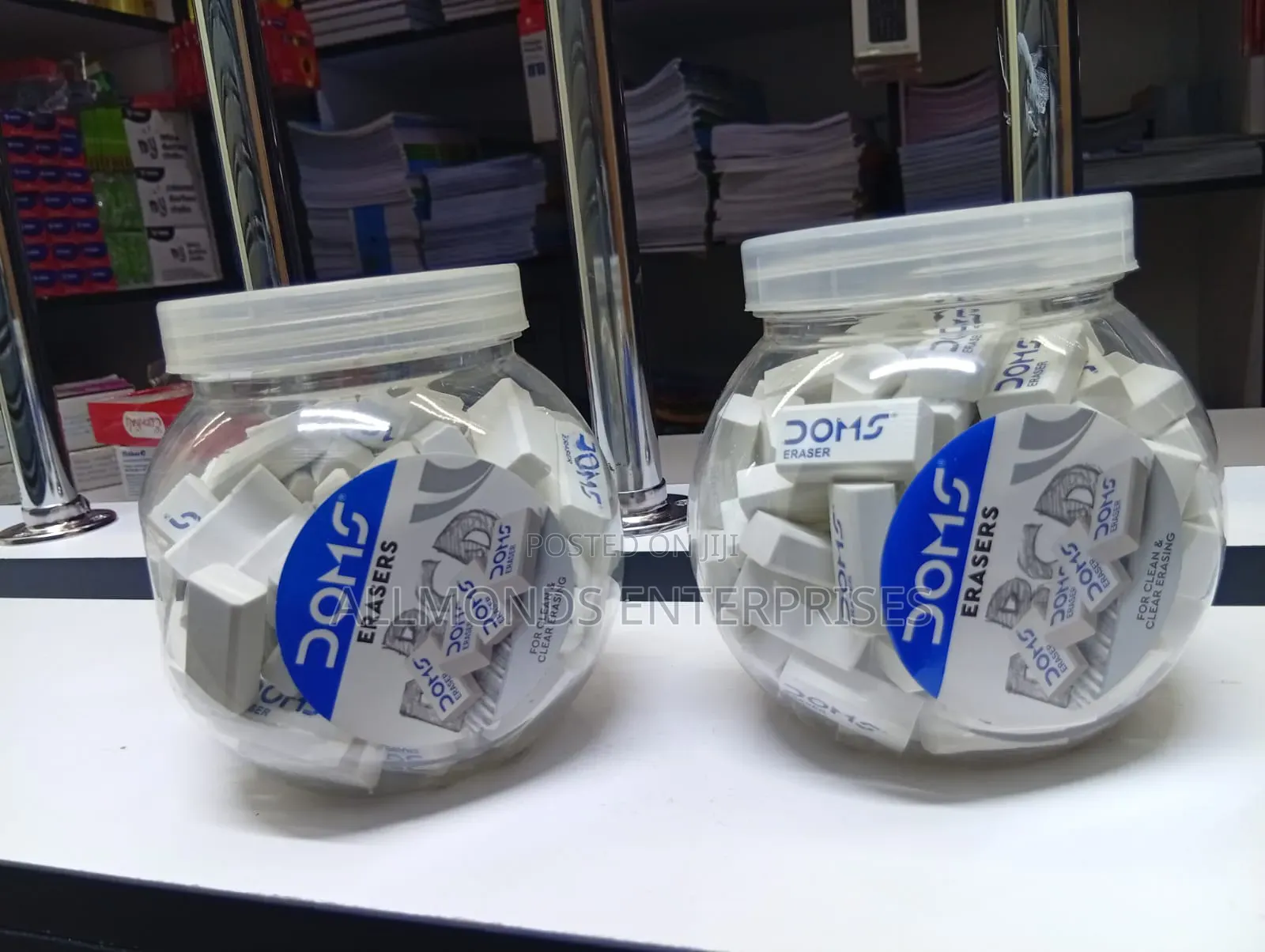 Eraser/Rubber (Doms) -100pcs Per Tin