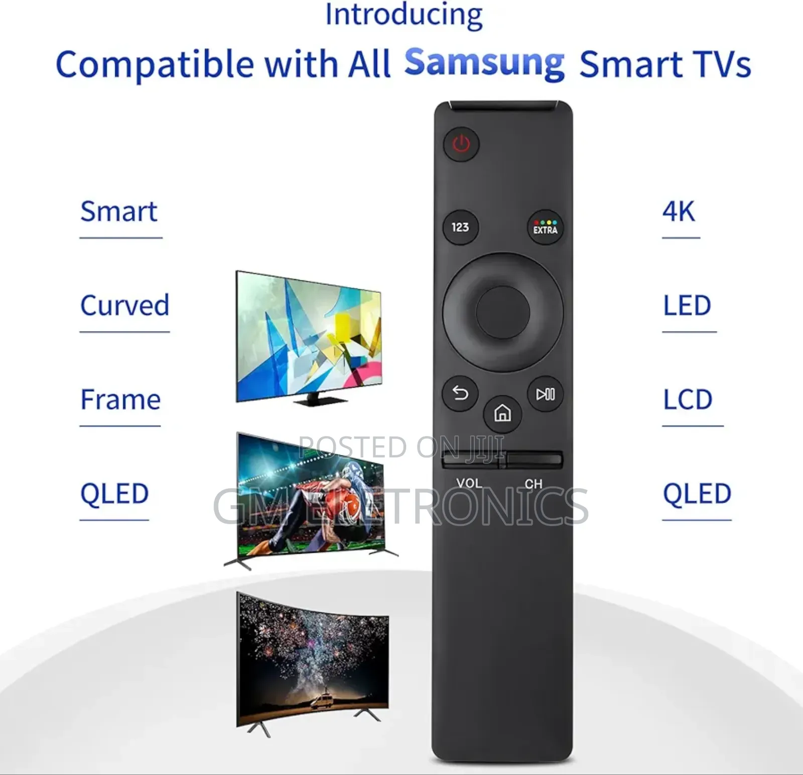 Universal Remote-All Samsung Smart Frame Curved Qled TVS 