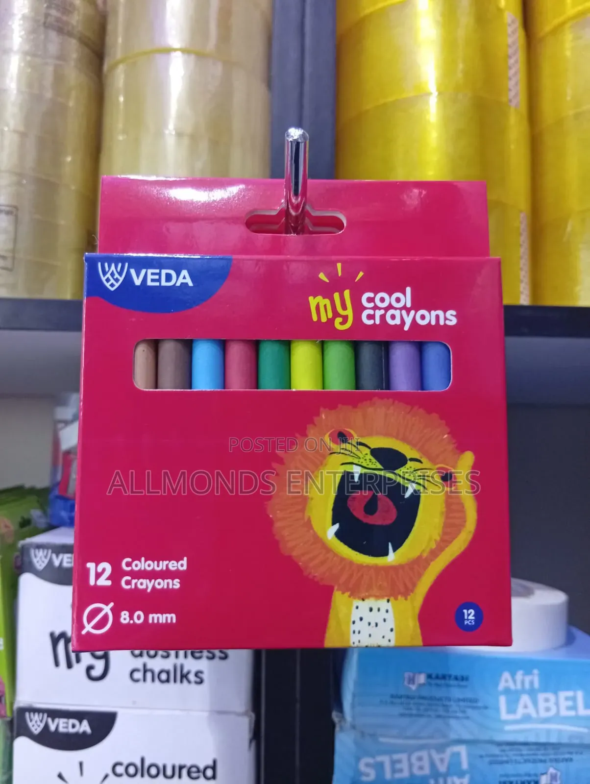 Veda Crayons- 12 PCS in a Packet