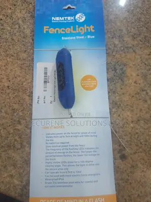 Nemtek Electric Fence High Volt Light,