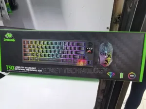 Backlight T50 Wireless Keyboard and Mouse With RGB