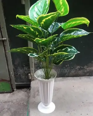 Artificial Plants and Vase