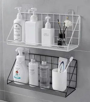 *2 Layers Mesh Bathroom Rack/ Organizer