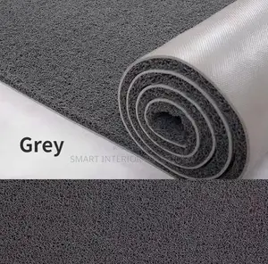 Grey PVC Spaghetti Carpet