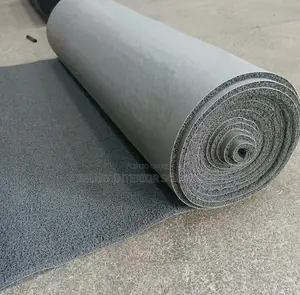 Grey Rubber PVC Spaghetti Carpet