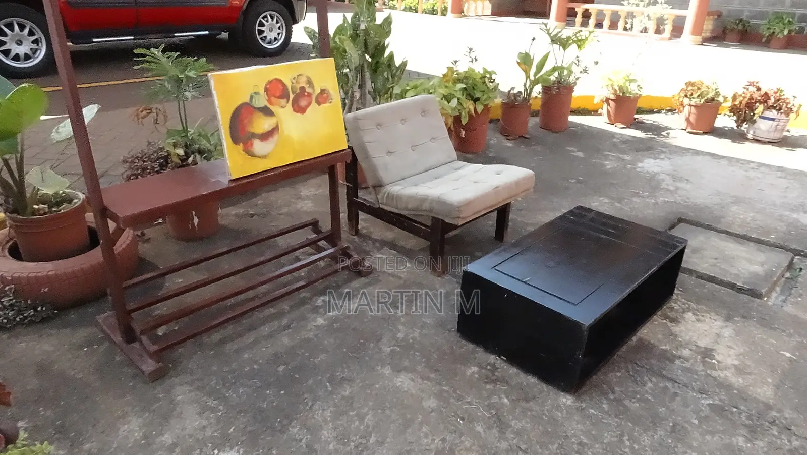 Coffee Table With Assorted Furniture