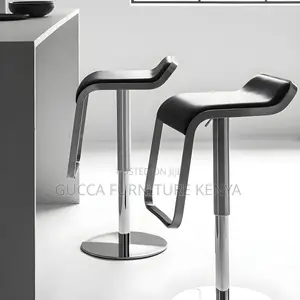 Home Chairs: Modern Style Adjustable Backrest Counter Stool