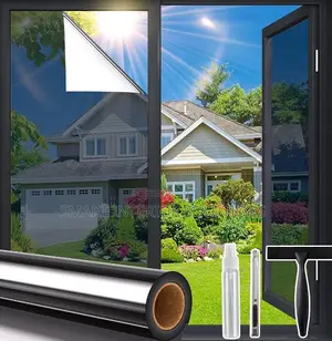 Black Reflective Privacy Window Film