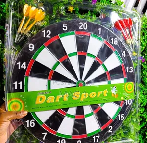 Dartboard 17" With Darts Set