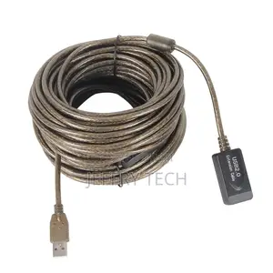 Usb 2.0 Extension, Usb Extension W/Ic,Transparent Cable 10m