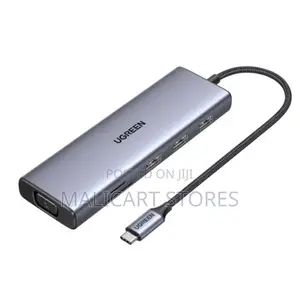 Ugreen Cm498 9 in 1 Usb C -3×Usb 3.0/Hdmi/Vga/Rj45 Gigabit