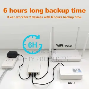 Dc Ups 12v2a/9v1a for Onu/Router 7800mah Lithium Battery