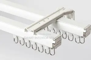 White Aluminum Curtain Rail