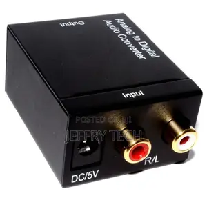 Analogue Phono Audio to Digital Toslink Optical /