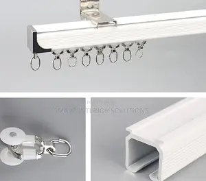 Heavy-Duty Aluminum Curtain Rail