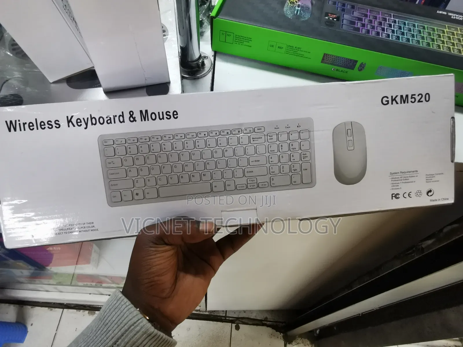 Wireless Keyboard and Mouse With Soft Keys