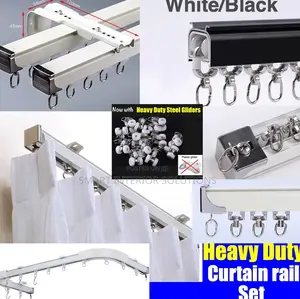 Elegant Straight Curtain Rails for Any Interior