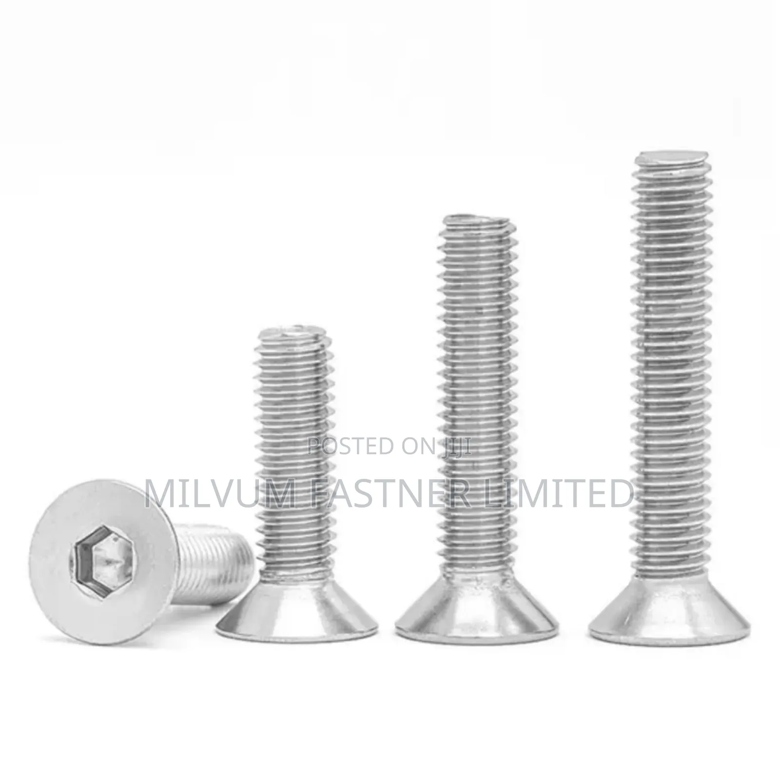 Stainless Steel Countersunk Allen Bolts