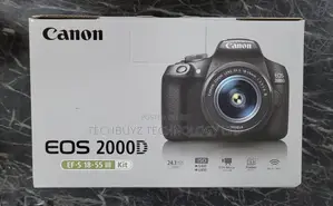 Canon Eos 2000d DSLR Camera With 18-55mm Lens
