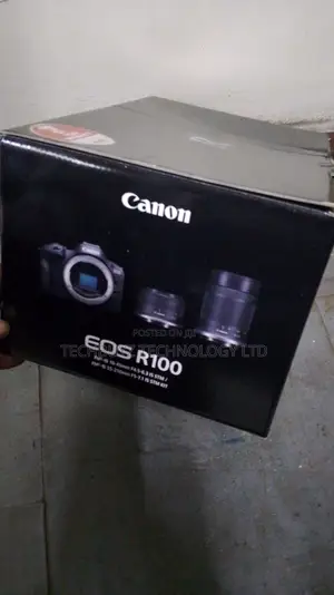 Canon Camera Eos R100 + Rfs18-45 | Rfs55-210 6052c023aa